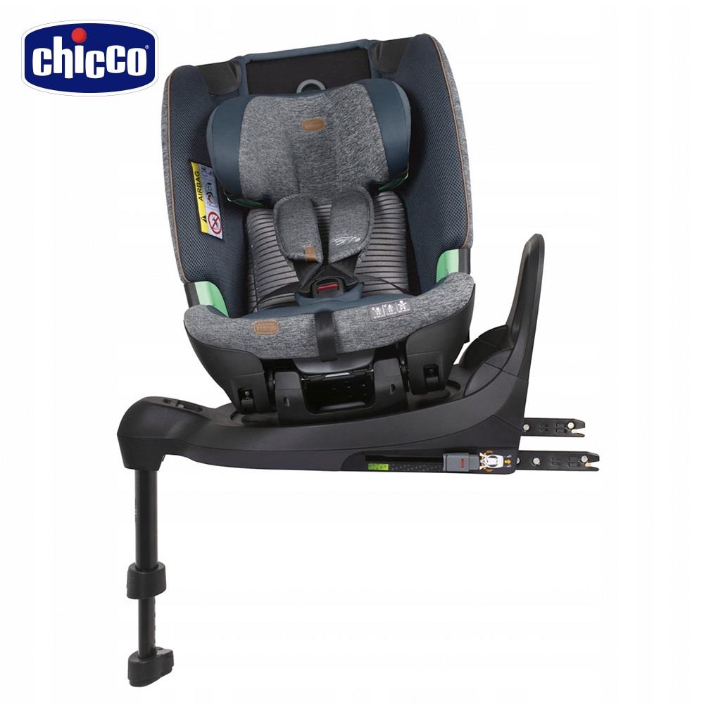 chicco-Bi-Seat全能i-size安全汽座Air版-銦灰黑(兒童安全座椅/0-12歲 )