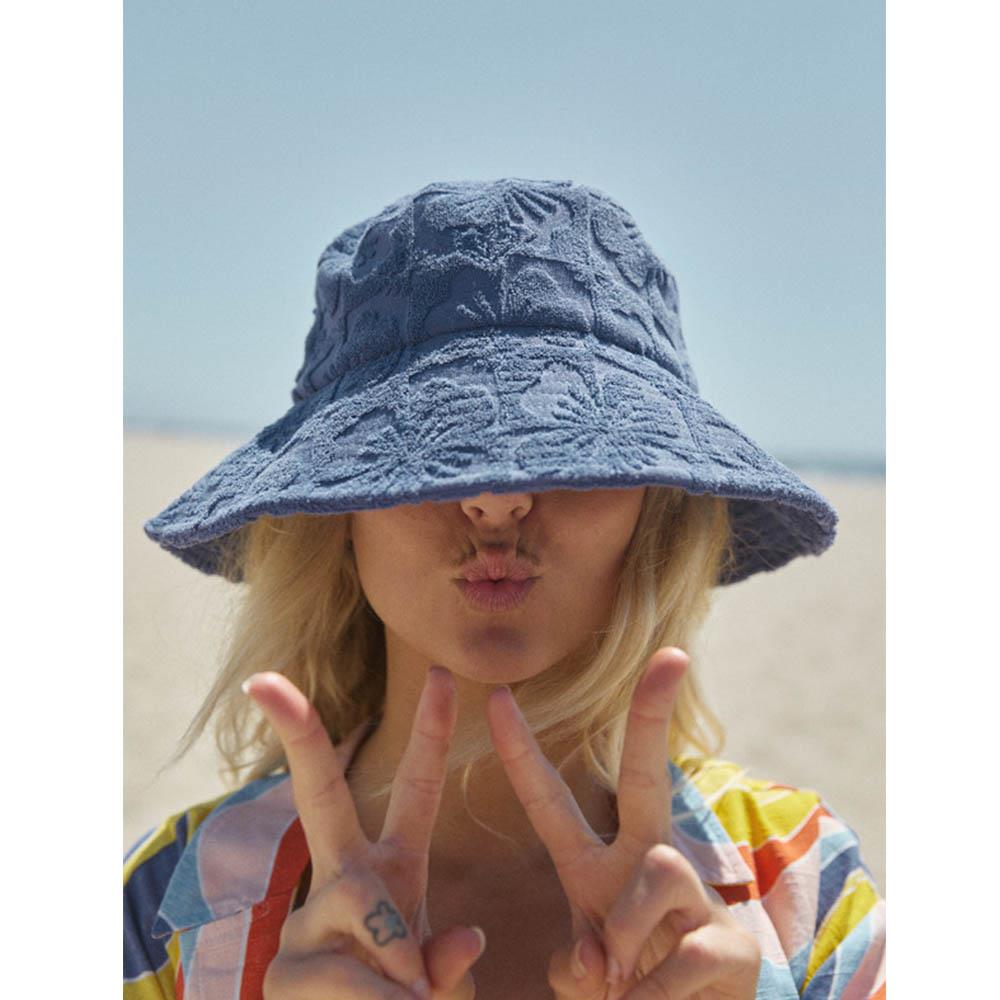 【ROXY】BLISS FULL HAT 戶外運動帽 藍色(ERJHA04209)