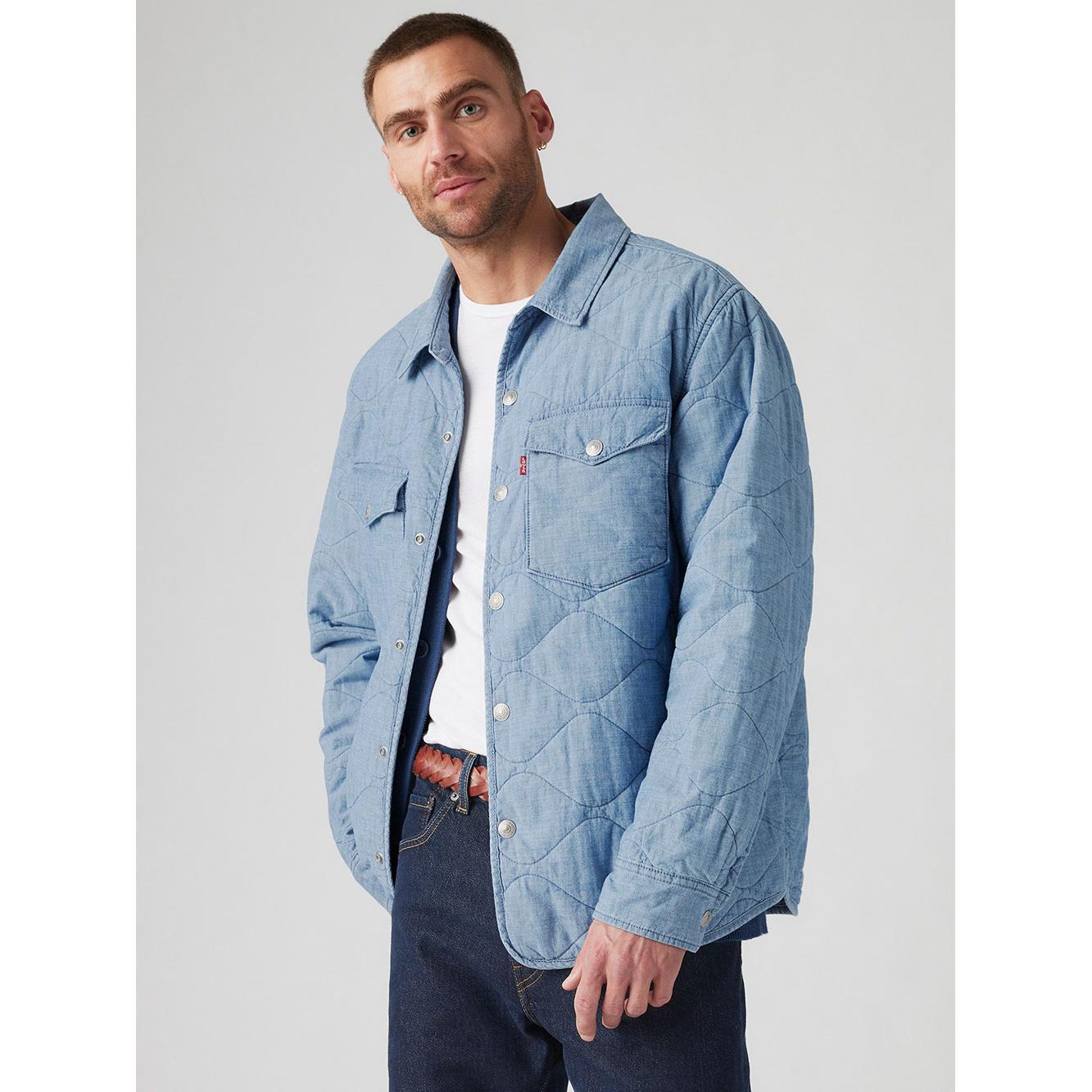 Levi’s® 男款 WESTERN丹寧襯衫式外套 熱賣單品