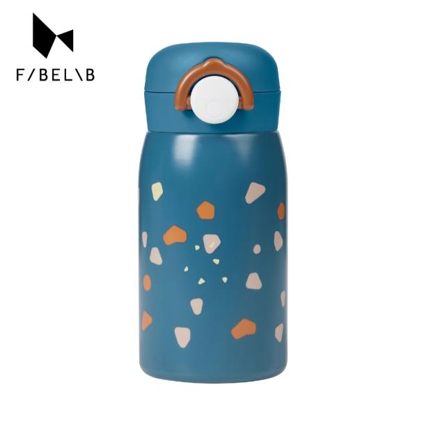Fabelab 不銹鋼直飲水瓶 鵝卵石藍 (320ML)