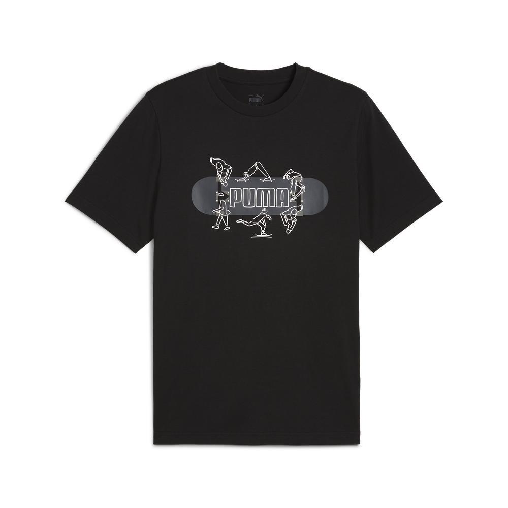 PUMA 基本系列Skateboard短袖T恤 男性
