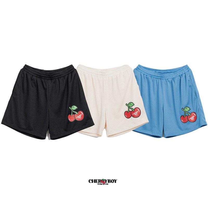 CHERRYBOY CB24017 BASKETBALL SHORTS 尼龍網眼布 球褲 / 休閒短褲 (三色)