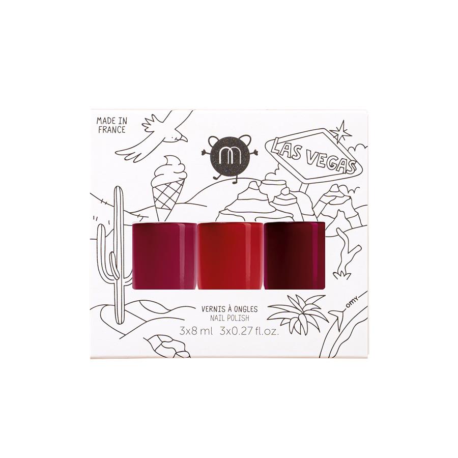 nailmatic 水系列經典指甲油3入-莓果派對 (Heather+Margot+Airelle)