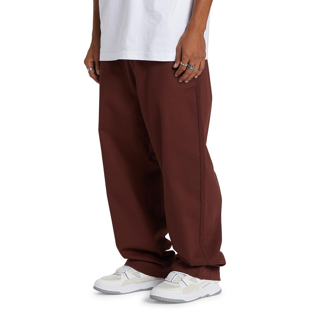 【DC SHOES】WORKER BAGGY CHINO PANT 長褲-深紅（ADYNP03086243-RSY0）