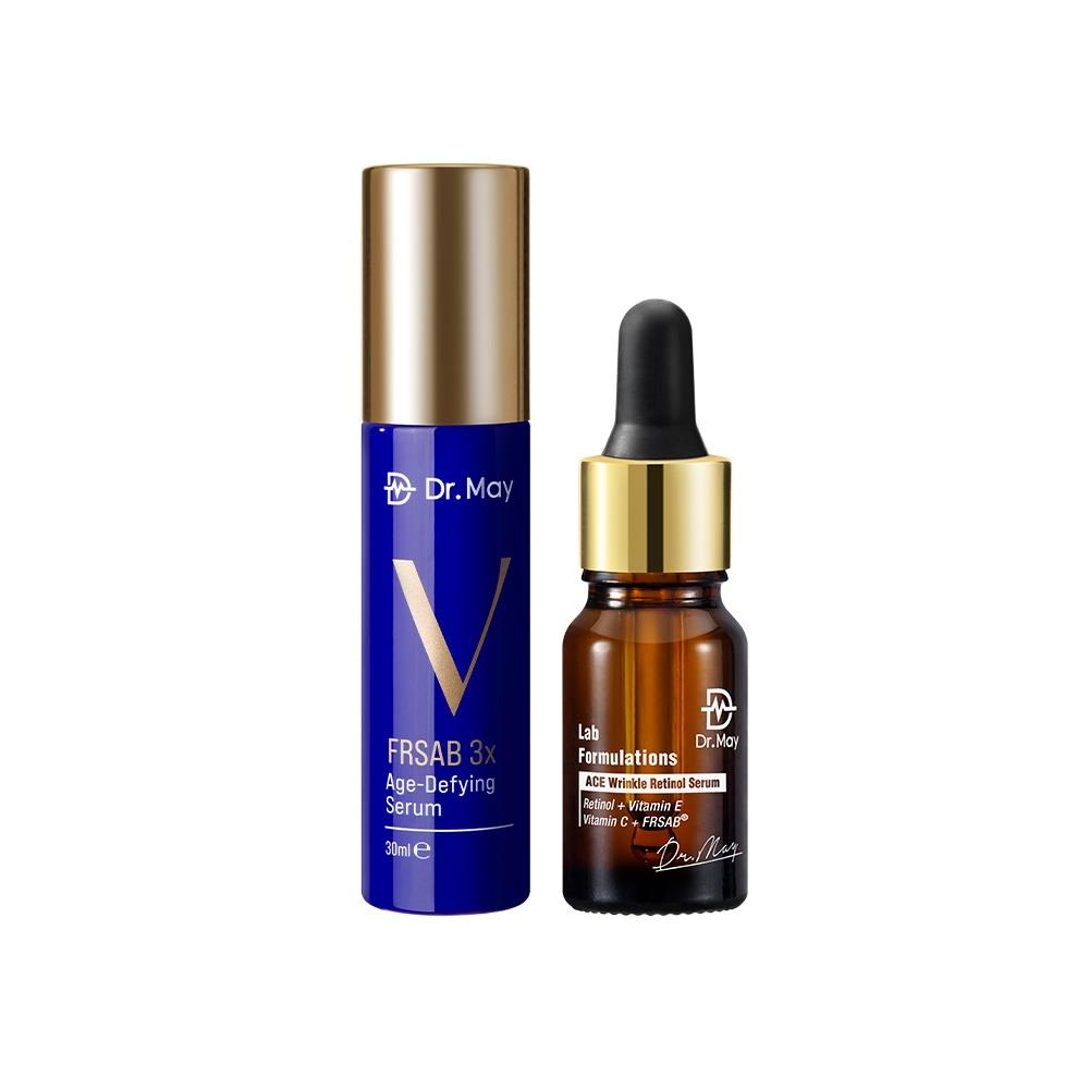 【Dr. May】美博士超V抗老組_反重力3抗精華(30ml)+贈ACE撫紋精華(10ml)徐若瑄代言