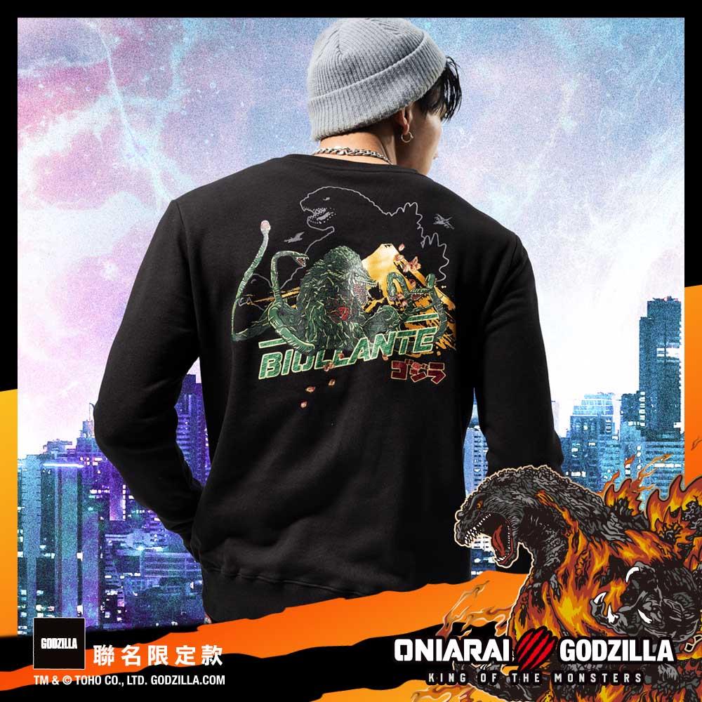 最終彈【GODZILLA 最後倒數↘聯名款7折】哥吉拉對戰碧奧蘭蒂大學長TEE - BLUE WAY 鬼洗い