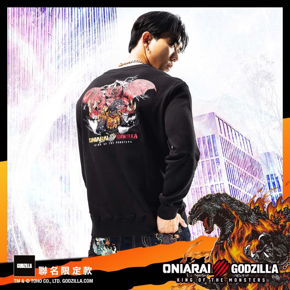 最終彈【GODZILLA 最後倒數↘聯名款7折】哥吉拉對戰戴斯特洛大學長TEE - BLUE WAY 鬼洗い