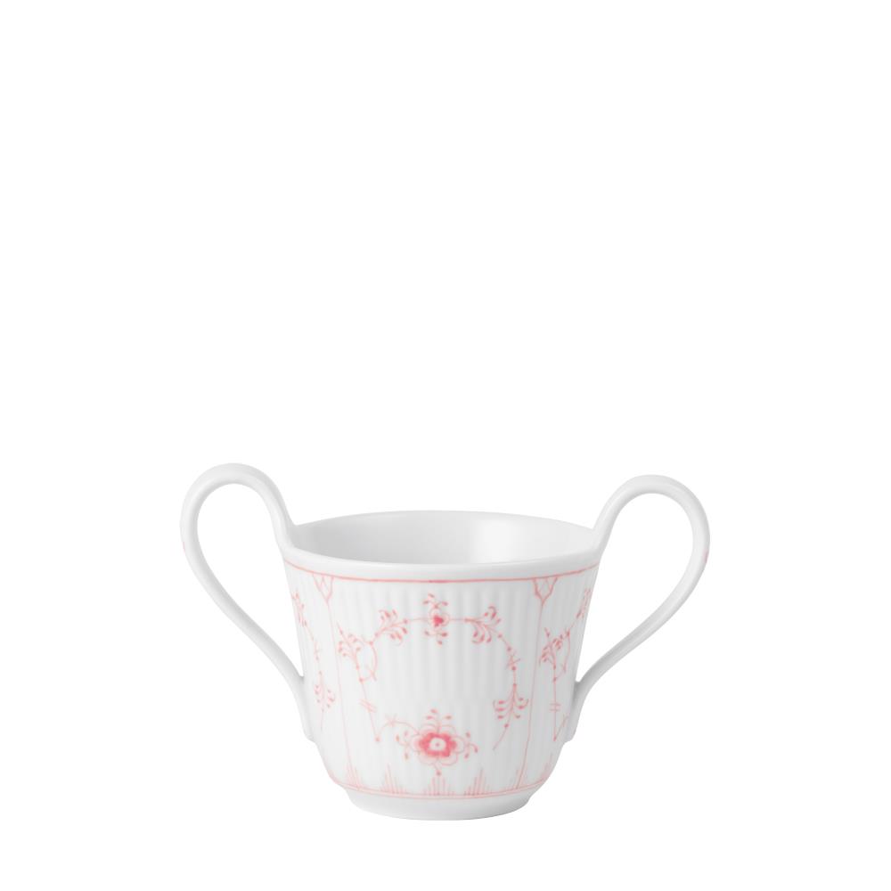 平邊珊瑚粉 - 雙耳兒童杯130ml