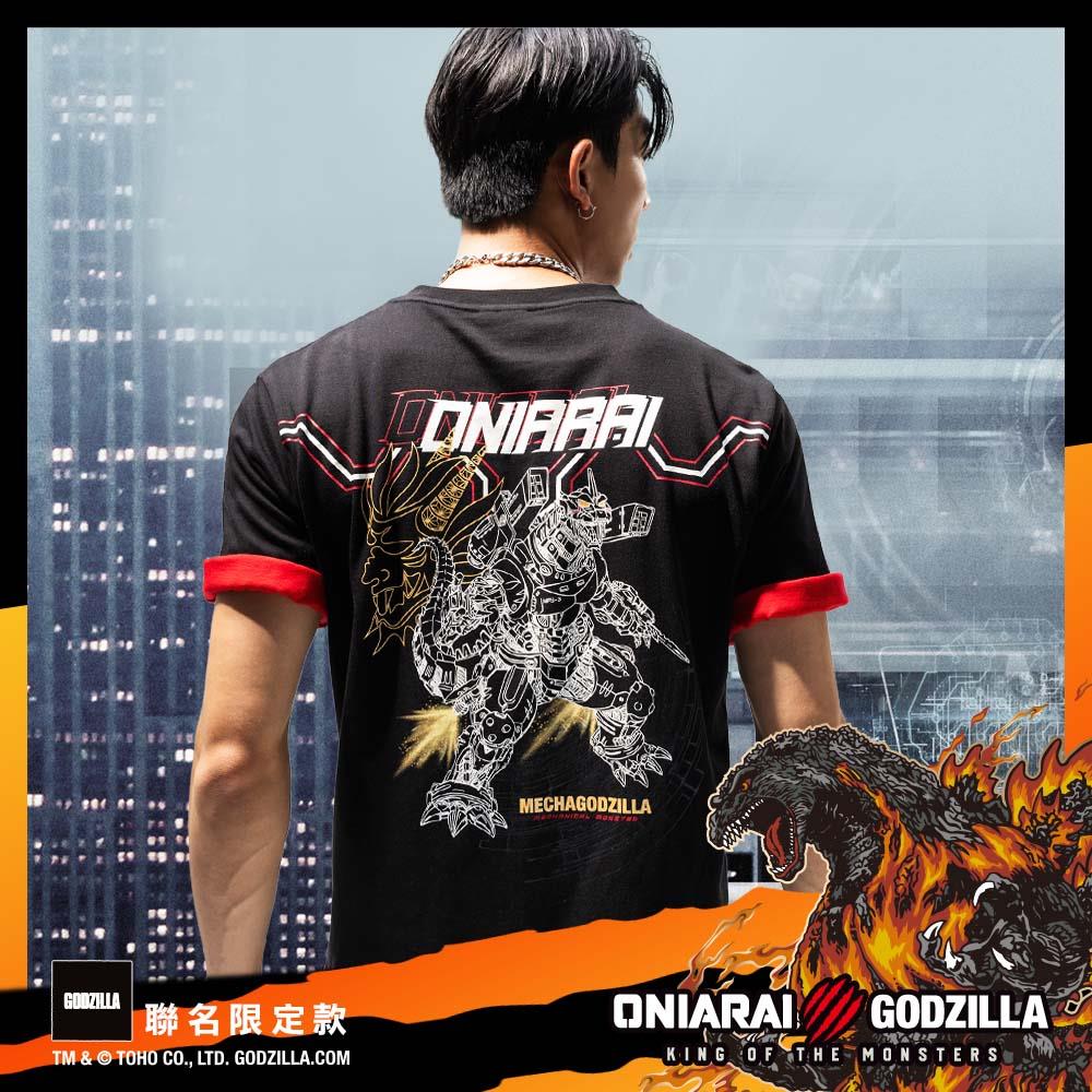 最終彈【GODZILLA 最後倒數↘聯名款8折】機械哥吉拉2002短TEE - BLUE WAY 鬼洗い