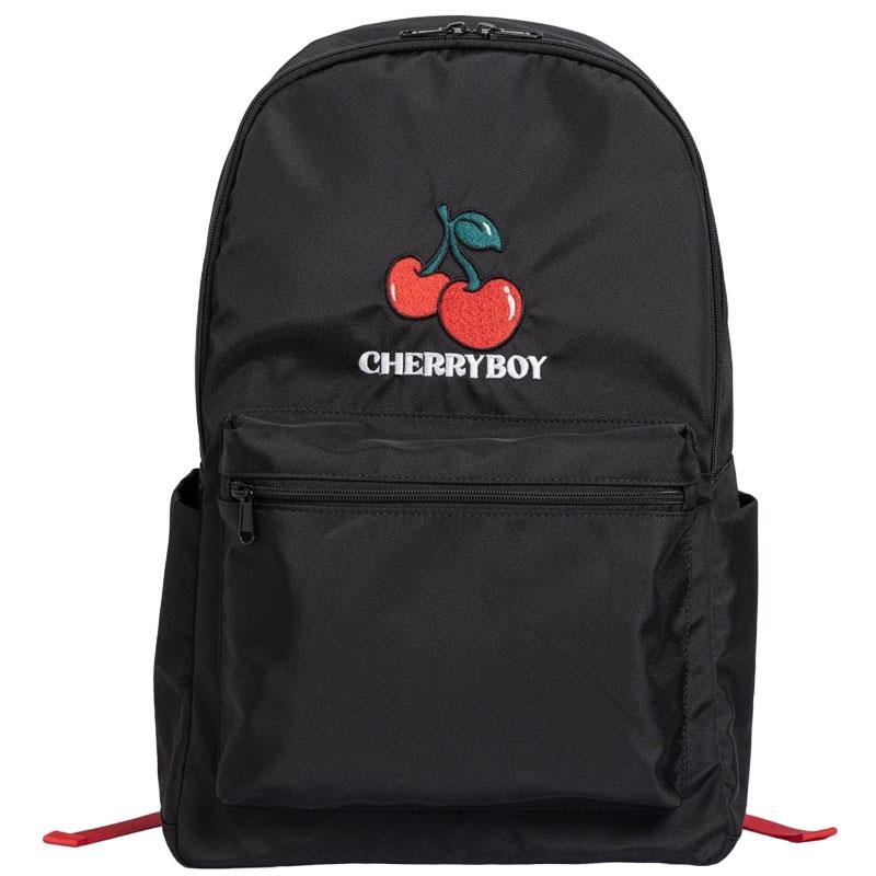 CHERRYBOY CB24018-BK CHERRY BACKPACK 電繡布章 後背包 (黑色)