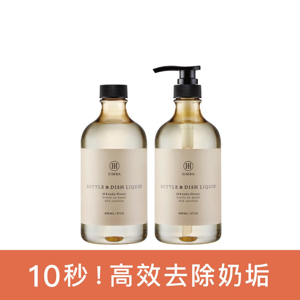【5月點數換購】小獅王辛巴 高分解酵素奶瓶清潔劑800ml組合包(2入)_4000點+$459