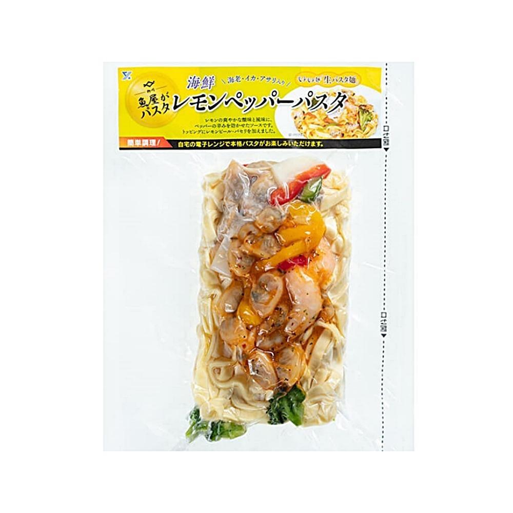 【柳川冷凍食品】(超)檸檬胡椒風味海鮮義大利麵(300gx1)