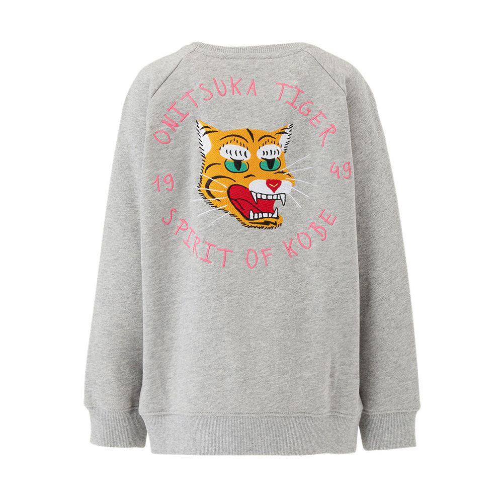【KIDS】灰色虎頭刺繡兒童長袖上衣｜2184A226-020