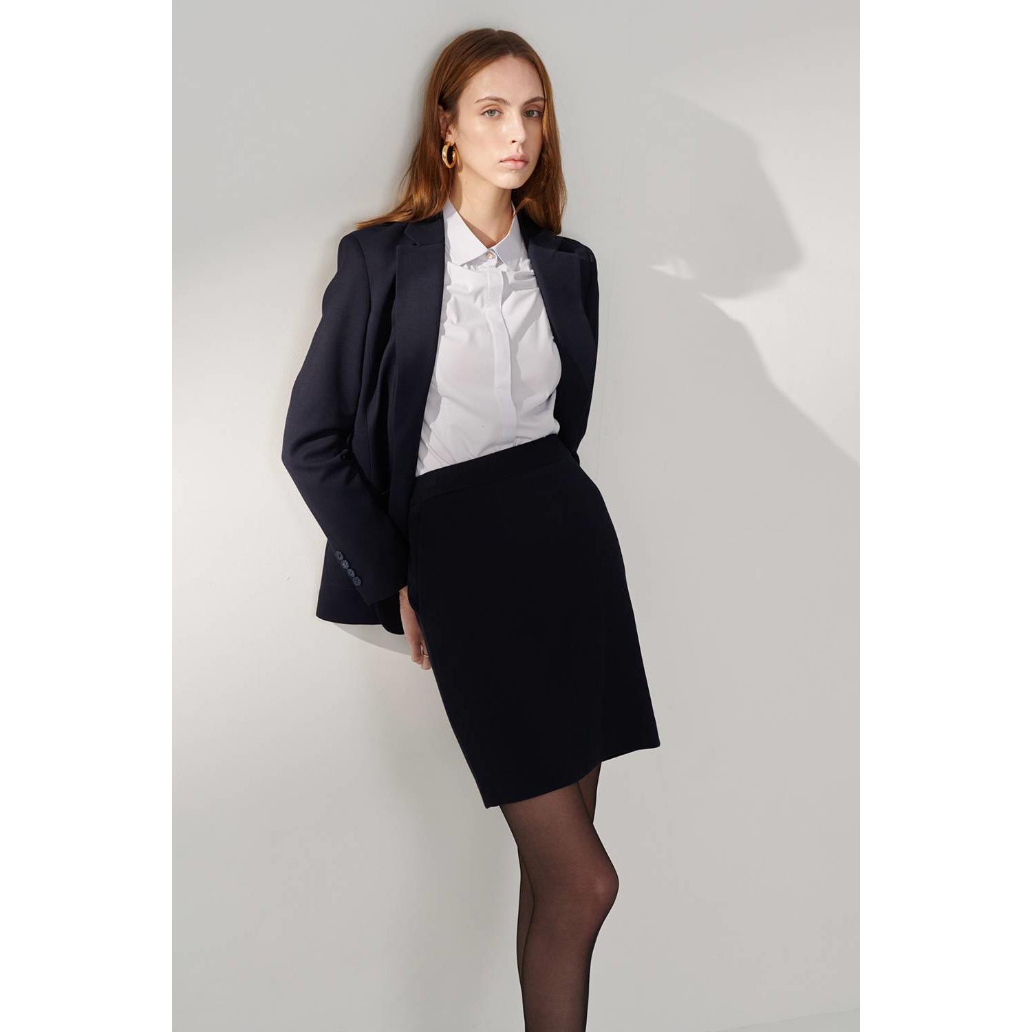 SST&C 藏青色西裝裙｜01042408004 (Outlet)