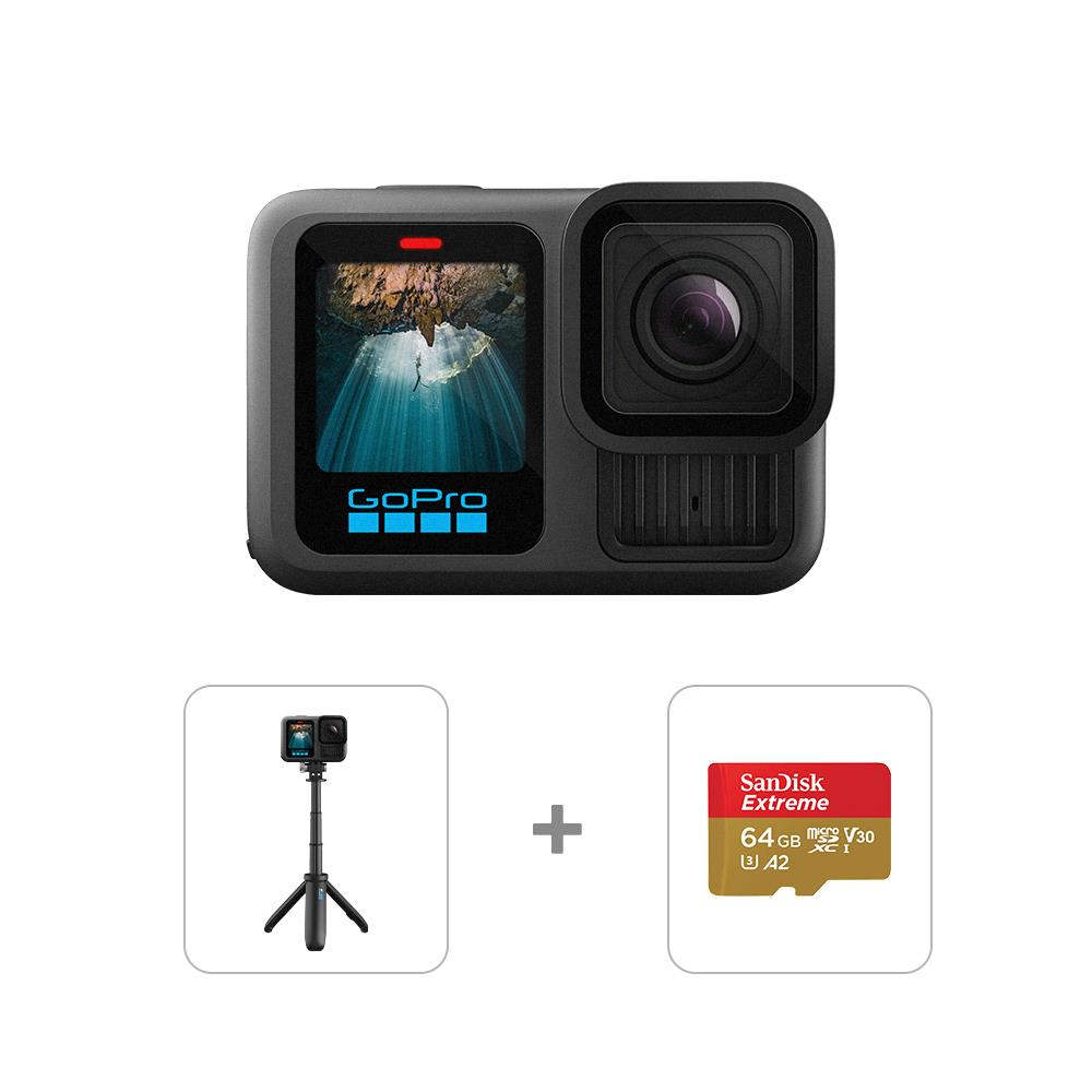 GoPro HERO13 Black Shorty套組(HERO13+Shorty+64G記憶卡)