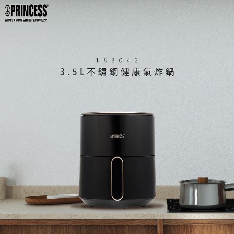 【PRINCESS】荷蘭公主3.5L數位健康氣炸鍋((型號：183042)(黑色))