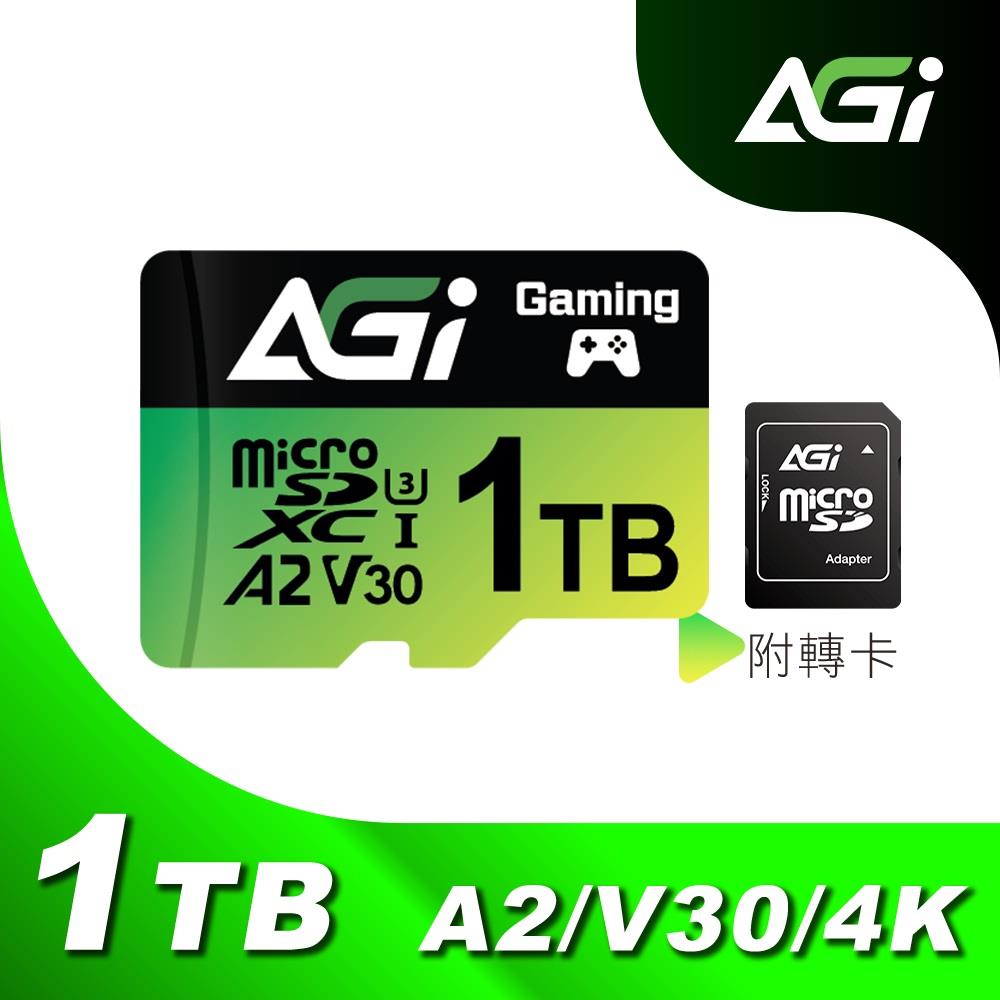 【AGI】U3 A2附轉卡((TF138-1TB)(microSD記憶卡))