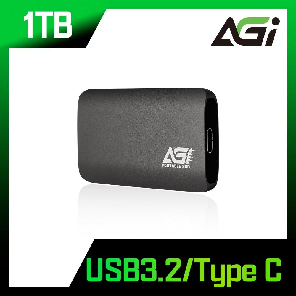 【AGI】USB 3.2 外接式固態硬碟((ED138-1TB))