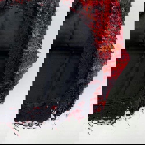 DAKS vintage チェック柄ツイード プリーツスカート 66-92