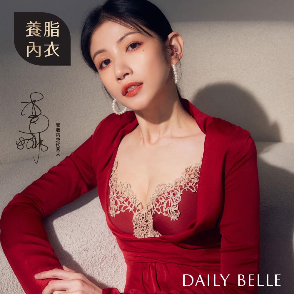 絢麗鏤金手工刺繡養脂®內衣（立體杯）- 紅【R86351】