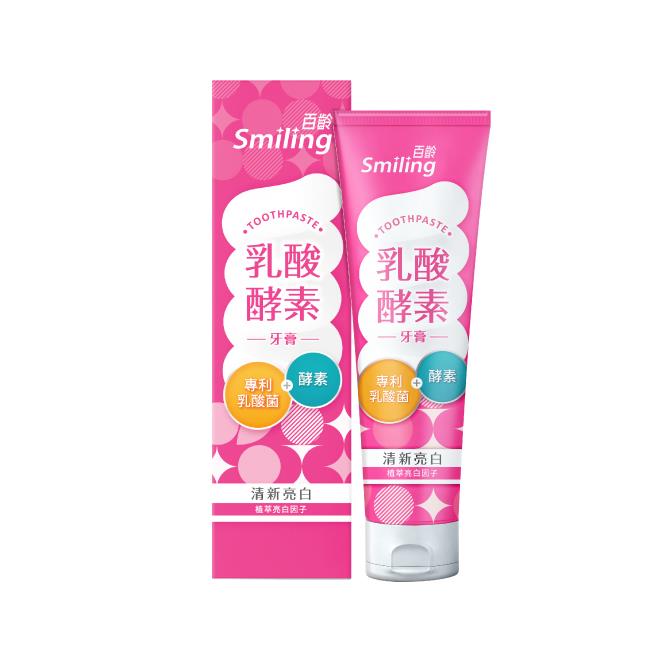 百齡乳酸酵素牙膏-清新亮白配方130G