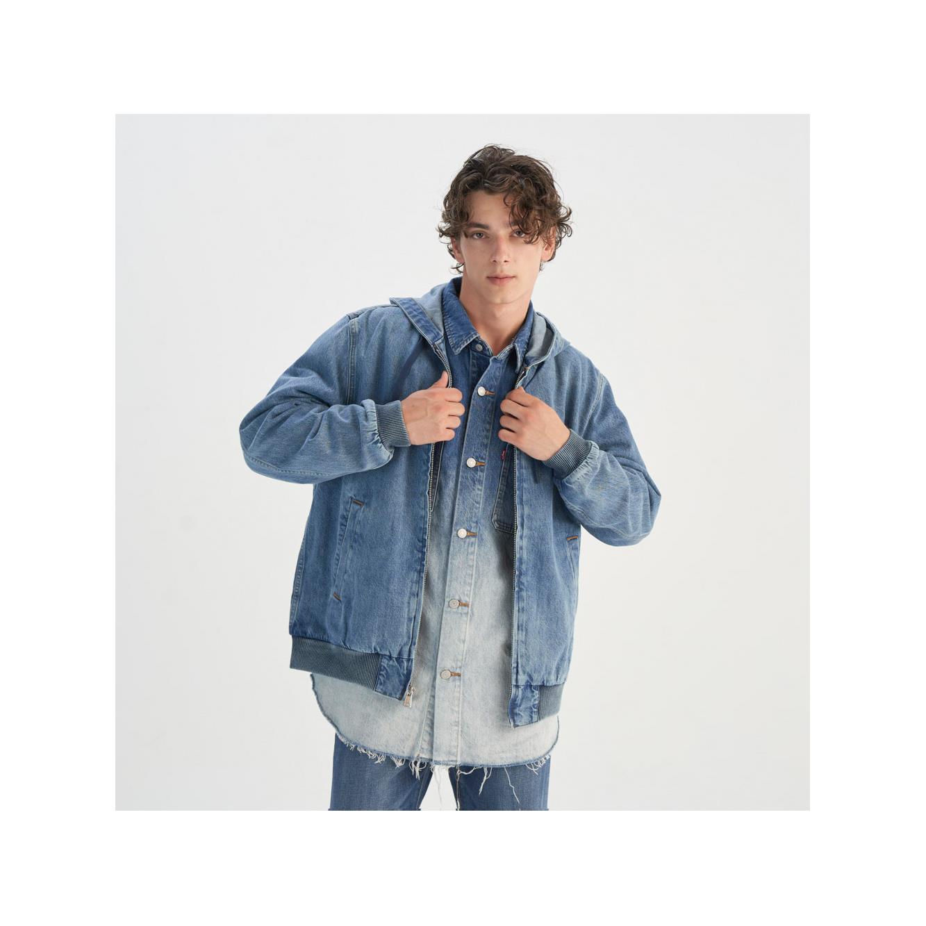 Levi’s® 男款 舒適 連帽外套 牛仔外套  熱賣單品