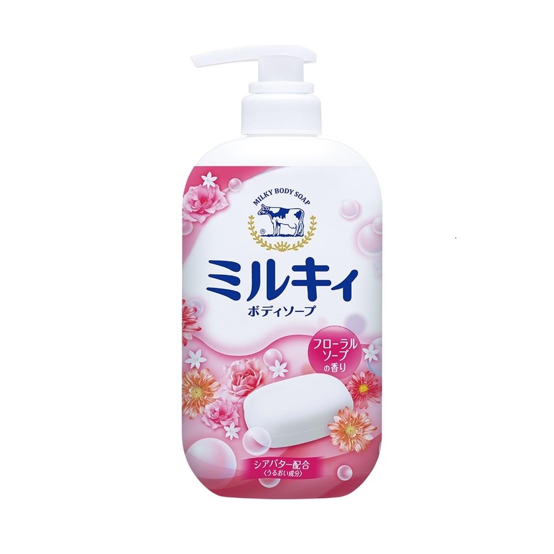 【牛乳石鹼】 MILKY 花香沐浴乳(500ml)