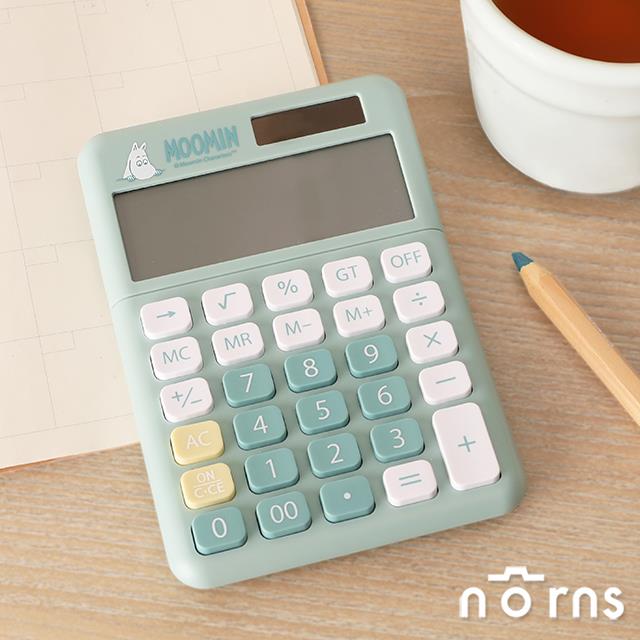 Moomin姆明計算機- Norns Original Design正版授權 嚕嚕米太陽能雙電源計算機