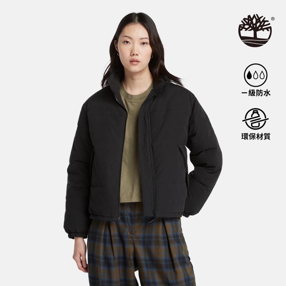 【網路限定】Timberland 女款黑色再生羽絨保暖外套|A6HBW001