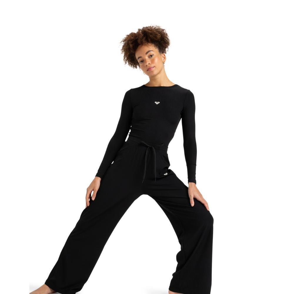 【ROXY】RISE & VIBE RIB WIDE LEG PANTS 運動長褲 (ERJNP03556)