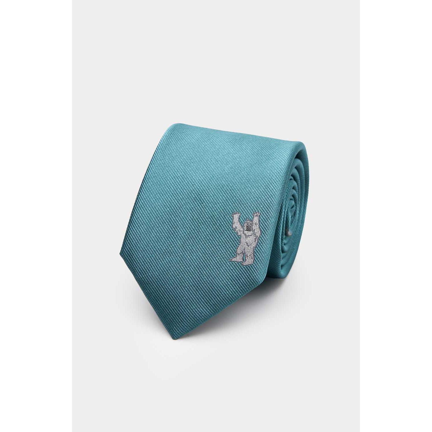 SST&C Green Animal Print Narrow Tie | 00362409031