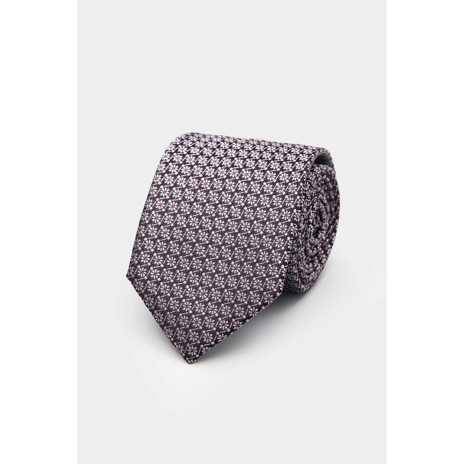 SST&C Pink Flower Narrow Tie | 00362409034