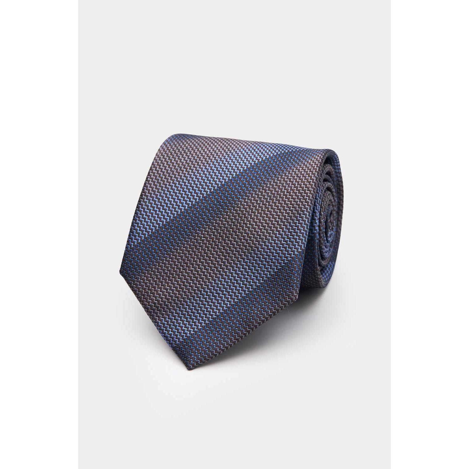 SST&C Blue Gradient Striped Pattern Classic Tie | 00362409040
