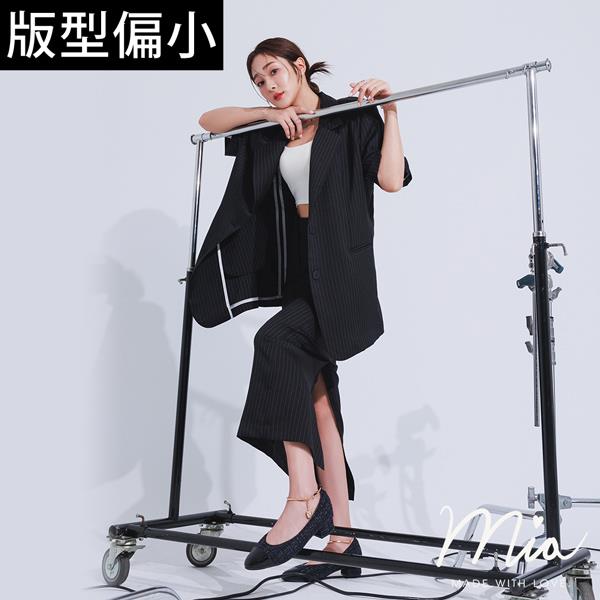 🍀面試鞋款最高79折🍀ANNSTAR 子芯Mia聯名-輕法小香風可拆愛心鏈條娃娃鞋3cm-黑(版型偏小)