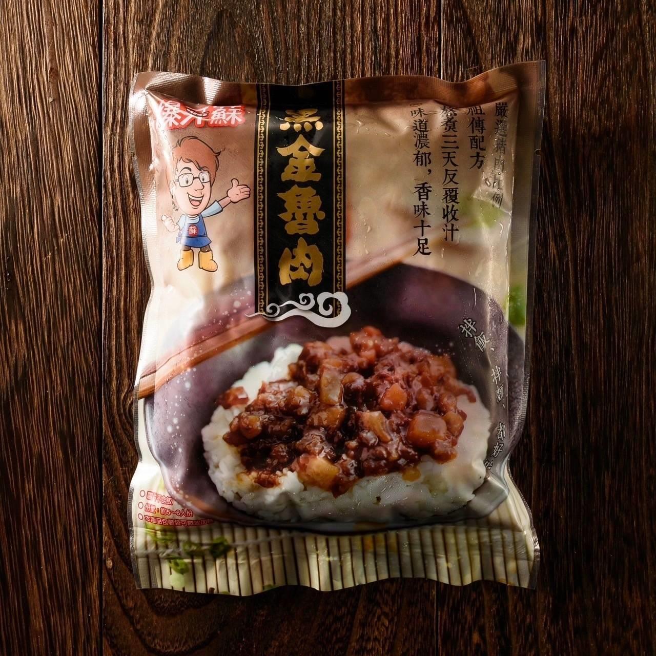 【冷凍店取-爆牙蘇】黑金魯肉(400g/包  )