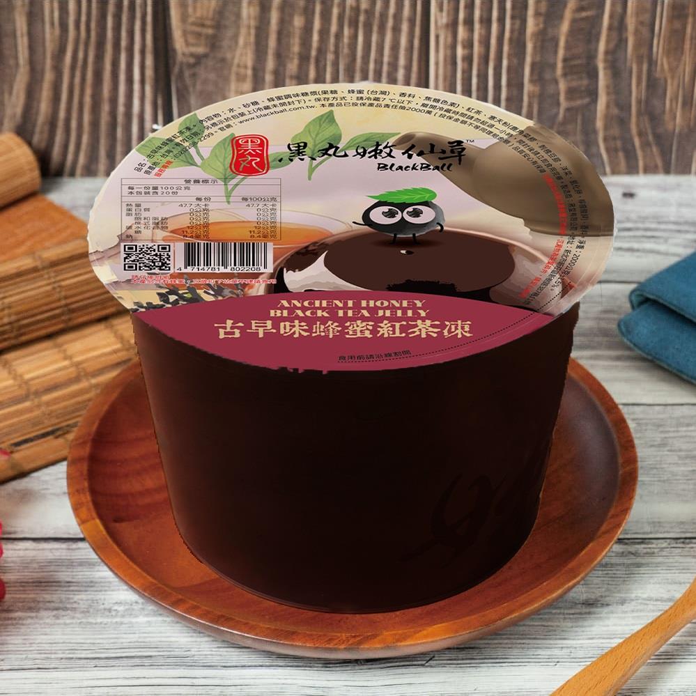 【黑丸嫩仙草】【黑丸】古早味蜂蜜紅茶凍(2kg±1.5%/桶，共6桶/箱)