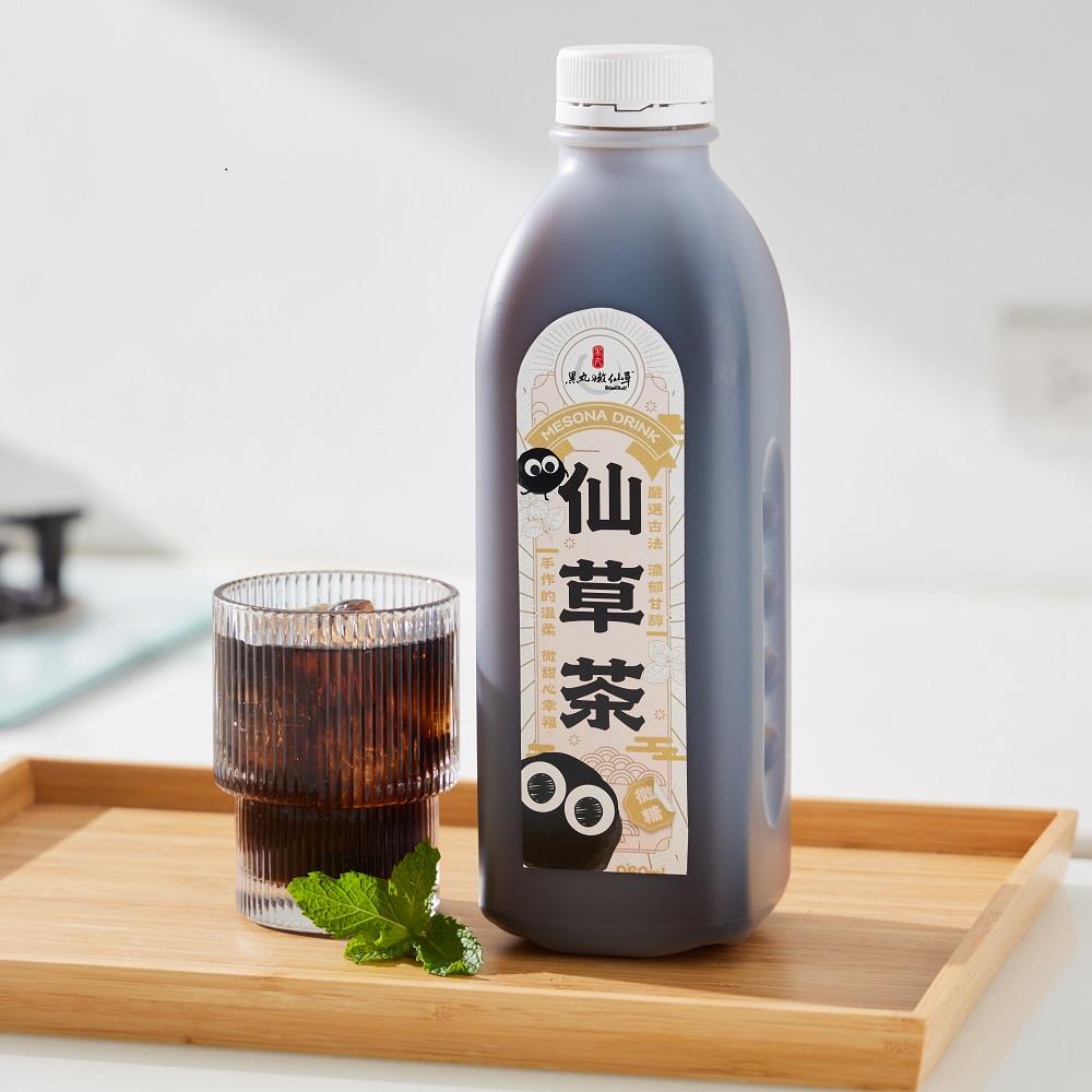 【黑丸嫩仙草】【黑丸】仙草茶(微糖) (960ml/瓶；共15瓶/箱)