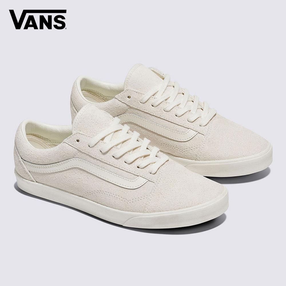 Vans Old Skool Lowpro 男女款米白色滑板鞋