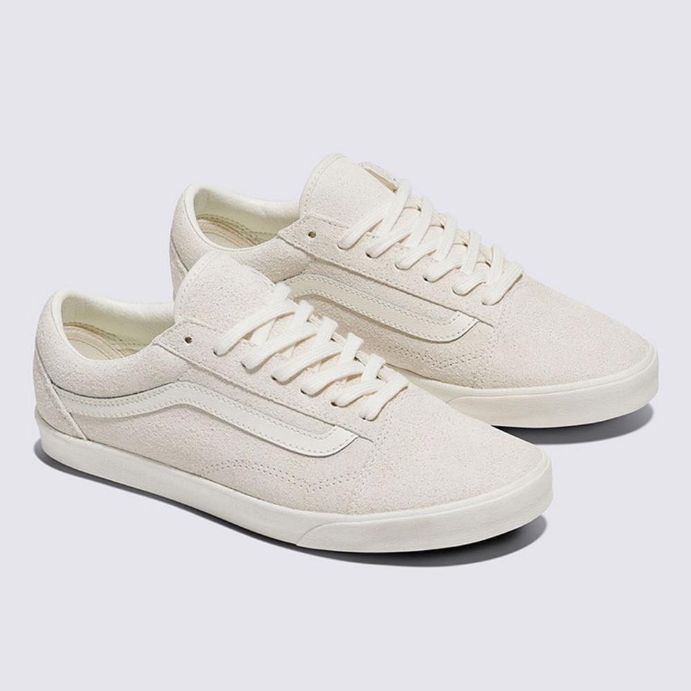 Vans Old Skool Lowpro 男女款米白色滑板鞋