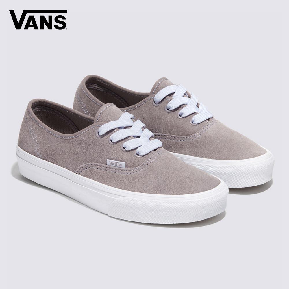 Vans Authentic 男女款卡其灰色滑板鞋