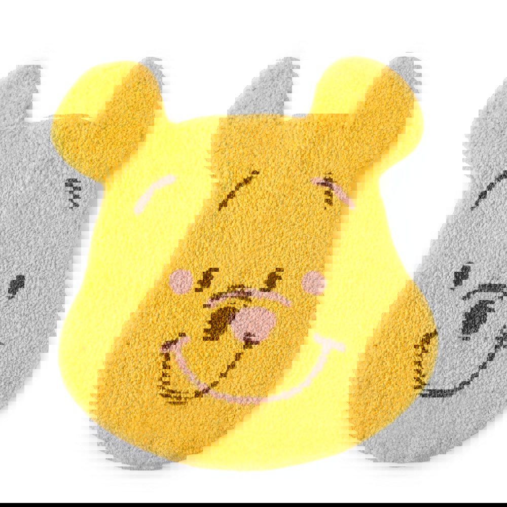 【Norns】迪士尼腳踏墊-臉型小熊維尼(1入)