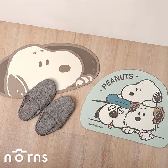 Peanuts史努比軟式吸水地墊- Norns Original Design 正版授權 Snoopy Olaf 腳踏墊