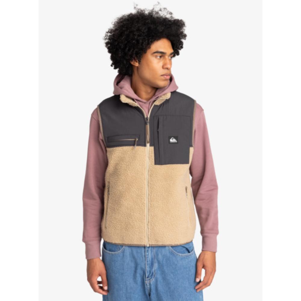 【QUIKSILVER】SHALLOW WATER GILET 戶外機能絨毛保暖背心 (EQYFT04853243-TKA0)