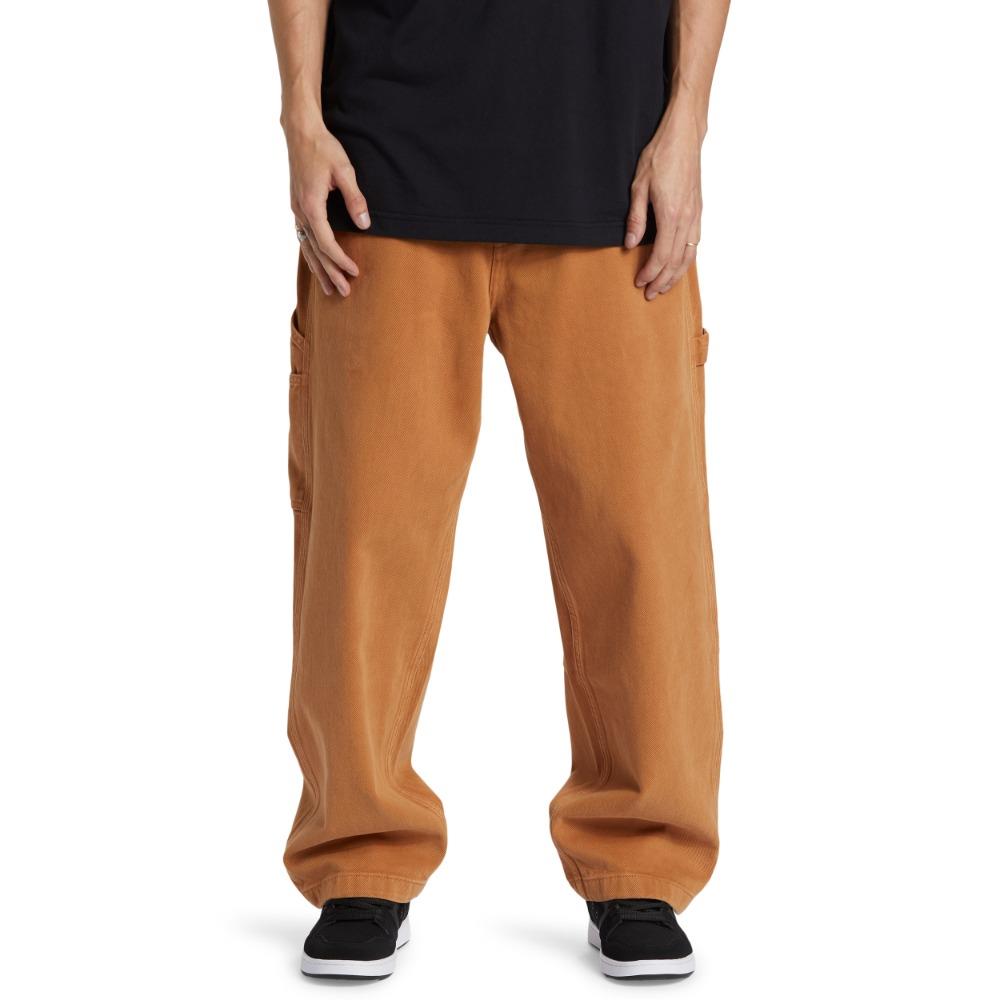 【DC SHOES】男款-WORKER BAGGY CARPENTER RHO工裝單寧褲-棕色 (ADYDP03090243-YLHW)