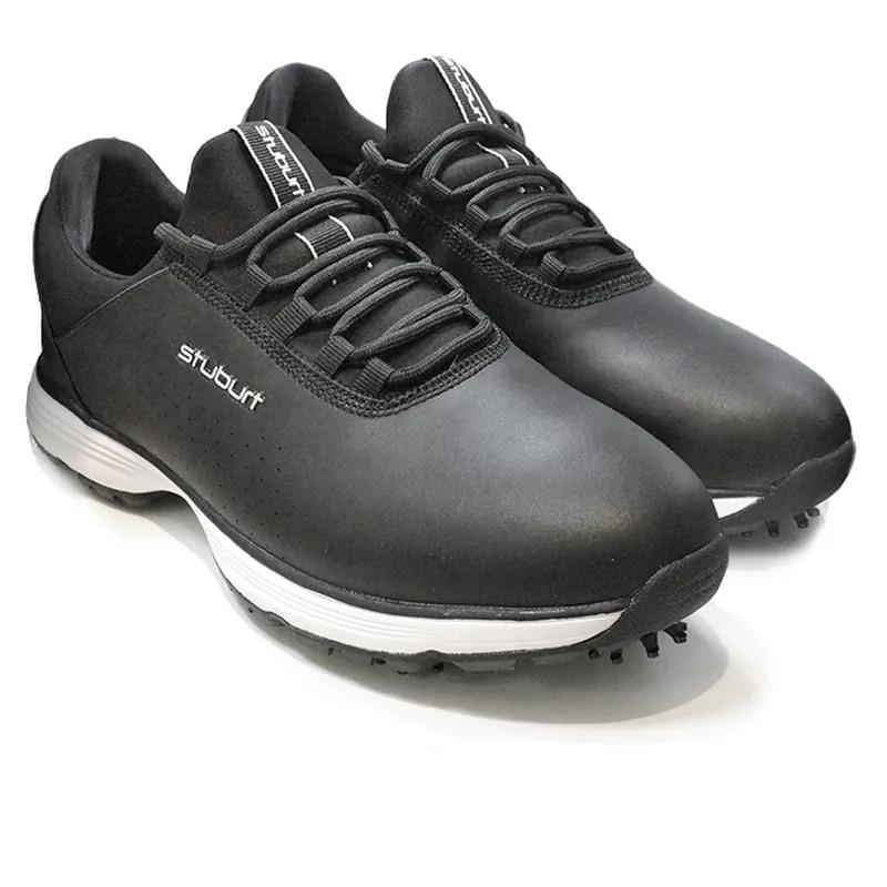 【Utrue 悠初生活】stuburt | 英國百年高爾夫科技防水鞋 男鞋 帶防滑鞋釘 EVOLVE CLASSIC SPIKED SBSHU1362(黑色)-廠商直送