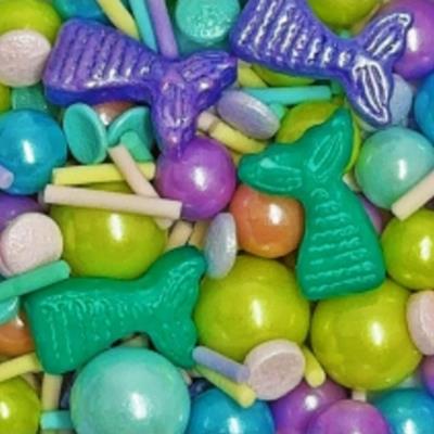 裝飾糖果－美人魚混合款糖片 85g