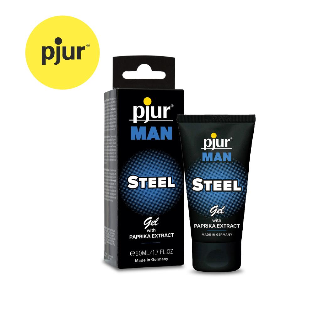 【德國pjur碧宜潤】鋼鐵英雄男性活力保養凝膠(MAN STEEL Gel，50ml)