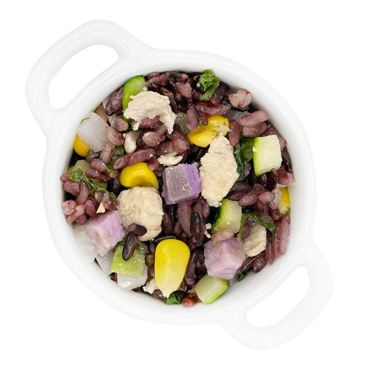 Ｑ飽飽-04紫玉蘿蔔雞丁炒飯