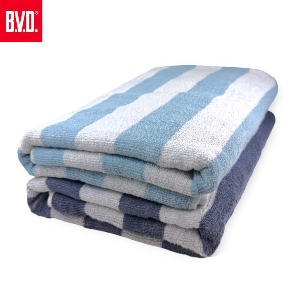 【BVD】條紋浴巾-B06003