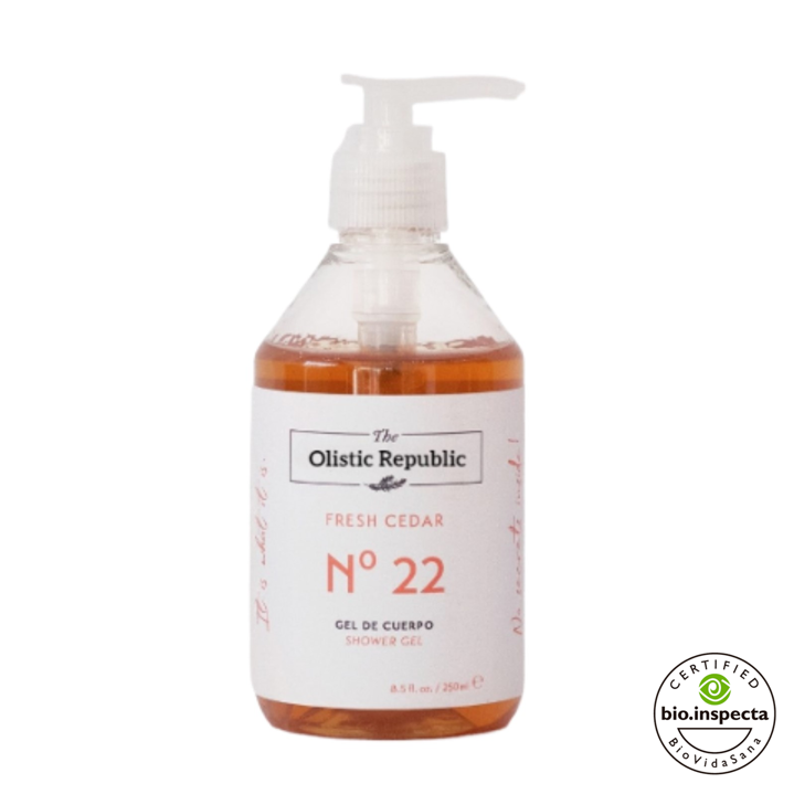 The Olistic Republic 西班牙阿特拉斯新鮮雪松 No.22 天然補水沐浴凝露250 ml x 1入